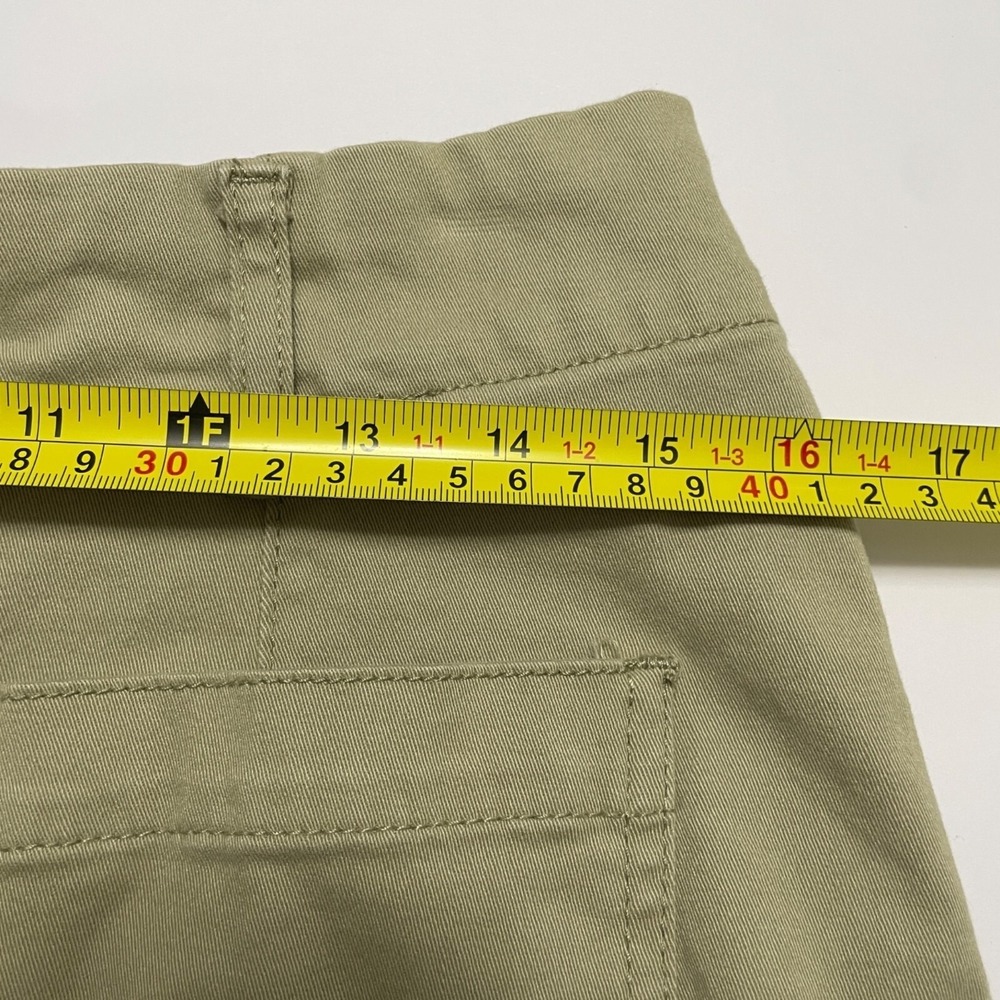 Bagatelle Shorts Women Size 12 Khaki Tan Utility High Rise Cotton Spandex Preppy - Picture 6 of 8